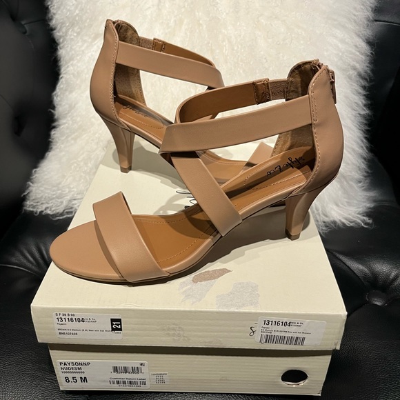 Style & Co tan heals 8.5 - Picture 1 of 1